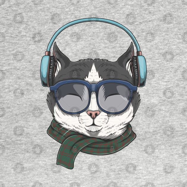 Cat Wearing Sunglasses by Raja2021